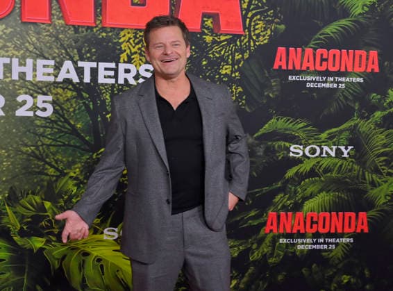 Cast member Steve Zahn attends the world premiere of the motion picture horror comedy Anaconda at the United Theater in Los Angeles on Saturday, December 13, 2025. Storyline: A group of friends are going through a mid-life crisis. They decide to remake a favorite movie from their youth but encounter unexpected events when they enter the jungle.  LAP2025121337 JIMxRUYMEN