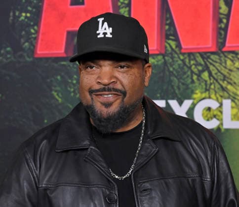 Cast member Ice Cube attends the world premiere of the motion picture horror comedy Anaconda at the United Theater in Los Angeles on Saturday, December 13, 2025. Storyline: A group of friends are going through a mid-life crisis. They decide to remake a favorite movie from their youth but encounter unexpected events when they enter the jungle.  LAP2025121377 JIMxRUYMEN
