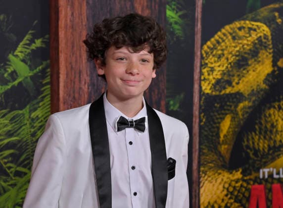 Cast member Sebastion Sero attends the world premiere of the motion picture horror comedy Anaconda at the United Theater in Los Angeles on Saturday, December 13, 2025. Storyline: A group of friends are going through a mid-life crisis. They decide to remake a favorite movie from their youth but encounter unexpected events when they enter the jungle.  LAP2025121386 JIMxRUYMEN