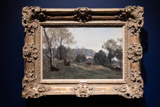 Sotheby s Icons and Bing Crosby Exhibitions press preview Jean-Baptiste-Camille Corot Ville d Avray, part of Kathryn & Bing Crosby collection on view during press preview at Sotheby s Icons and Bing Crosby Exhibitions in New York, NY on December 13, 2025. New York New York United States Copyright: LevxRadin