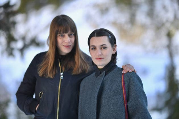 Les Arcs Film Festival - Day Two. FC LES ARCS, FRANCE - DECEMBER 14 Alice Winocour and Ella Rumpf photocall during Day Two of Les Arcs Film Festival on December 14, 2025 in Les Arcs, France... Photo by Franck Castel ABACAPRESS.COM Les Arcs France  Copyright: xCastelxFranck ABACAx