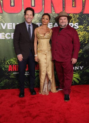 13 December 2025 - Los Angeles, California - Paul Rudd, Thandiwe Newton, Jack Black,. Los Angeles Premiere Of Columbia Pictures Anaconda held at The United Theater on Broadwayl.in Los Angeles. Photo Copyright: xAdMediax MediaPunchx