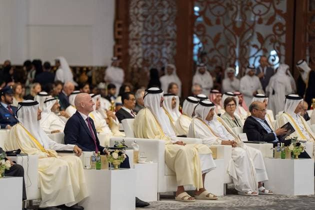 The Emir of the State of Qatar, Tamim bin Hamad Al Thani, attended the ninth edition of the Sheikh Tamim bin Hamad Al Thani International Anti-Corruption Excellence Award The Emir of the State of Qatar, Tamim bin Hamad Al Thani, attended the ninth edition of the Sheikh Tamim bin Hamad Al Thani International Anti-Corruption Excellence Award ceremony and honored the winners. Doha, Qatar, December 14, 2025. Photo by Emiri Diwan Office Doha Doha Qatar 141225_Qatar_QPO_00(2) Copyright: xapaimagesxEmirixDiwanxOfficex xapaimagesx