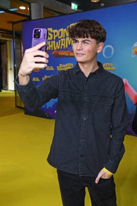 Benni Kalcher Benni BK at the German premiere of SPONGEBOB SCHWAMMKOPF PIRATEN AHOI at the cinema in the Kulturbrauerei in Berlin on 14 12 2025