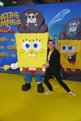 Malte Arkona at the German premiere of SPONGEBOB SCHWAMMKOPF PIRATEN AHOI at the cinema in the Kulturbrauerei in Berlin on 14 12 2025