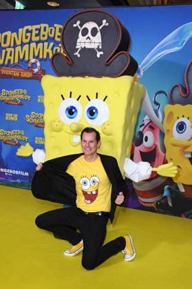 Malte Arkona at the German premiere of SPONGEBOB SCHWAMMKOPF PIRATEN AHOI at the cinema in the Kulturbrauerei in Berlin on 14 12 2025