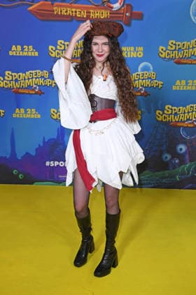 Klaudia Giez at the German premiere of SPONGEBOB SCHWAMMKOPF PIRATEN AHOI at the cinema in the Kulturbrauerei in Berlin on 14 12 2025