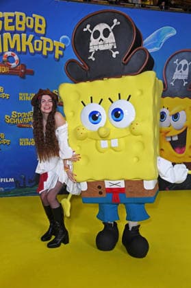 Klaudia Giez at the German premiere of SPONGEBOB SCHWAMMKOPF PIRATEN AHOI at the cinema in the Kulturbrauerei in Berlin on 14 12 2025