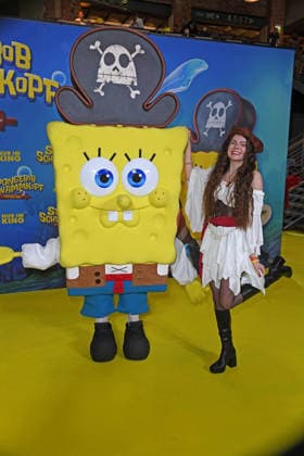 Klaudia Giez at the German premiere of SPONGEBOB SCHWAMMKOPF PIRATEN AHOI at the cinema in the Kulturbrauerei in Berlin on 14 12 2025