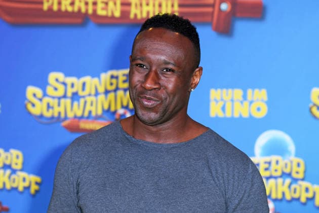 Jerry Kwarteng at the German premiere of SPONGEBOB SCHWAMMKOPF PIRATEN AHOI at the cinema in the Kulturbrauerei in Berlin on 14 12 2025