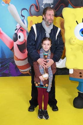 Oliver Korittke with daughter Frida Korritke at the German premiere of SPONGEBOB SCHWAMMKOPF PIRATEN AHOI at the cinema in the Kulturbrauerei in Berlin on 14 12 2025