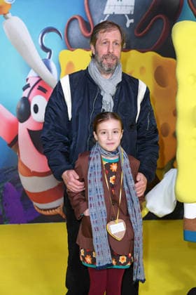Oliver Korittke with daughter Frida Korritke at the German premiere of SPONGEBOB SCHWAMMKOPF PIRATEN AHOI at the cinema in the Kulturbrauerei in Berlin on 14 12 2025