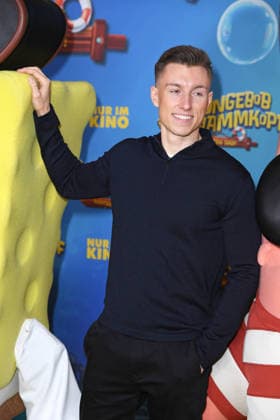 iCrimax Max Schuster at the German premiere of SPONGEBOB SCHWAMMKOPF PIRATEN AHOI at the cinema in the Kulturbrauerei in Berlin on 14 12 2025