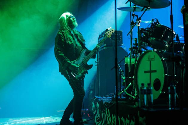 Candlemass live in Oslo, Norway Oslo, Norway. 13th, December 2025. The Swedish metal band Candlemass performs a live concert at Vulkan Arena in Oslo. Here bass player Leif Edling is seen live on stage. Norway, Oslo  Copyright: xGonzalesxPhoto KetilxMartinsenx