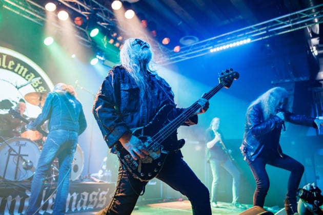 Candlemass live in Oslo, Norway Oslo, Norway. 13th, December 2025. The Swedish metal band Candlemass performs a live concert at Vulkan Arena in Oslo. Here bass player Leif Edling is seen live on stage. Norway, Oslo  Copyright: xGonzalesxPhoto KetilxMartinsenx