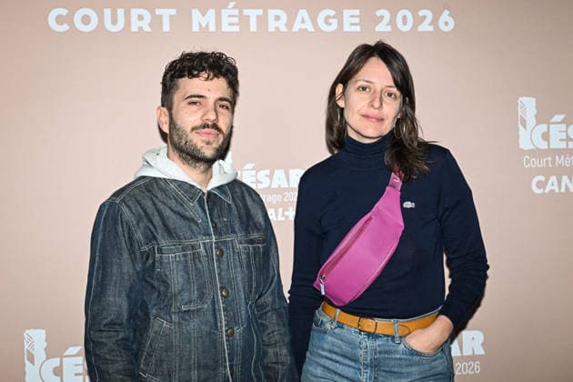 Photocall Courts Metrages Cesar 2026 in Paris FA (L-R) Vincent Weber and Joséphine Mourlaque pose for a photocall during the Brunch of Courts Metrages Cesar 2026 in Paris on December 14, 2025. Photo by Firas Abdullah ABACAPRESS.COM Paris Ile-de-France France  Copyright: xAbdullahxFiras ABACAx