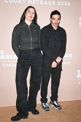 Photocall Courts Metrages Cesar 2026 in Paris FA (L-R) A guest and Bilel Chegrani pose for a photocall during the Brunch of Courts Metrages Cesar 2026 in Paris on December 14, 2025. Photo by Firas Abdullah ABACAPRESS.COM Paris Ile-de-France France  Copyright: xAbdullahxFiras ABACAx