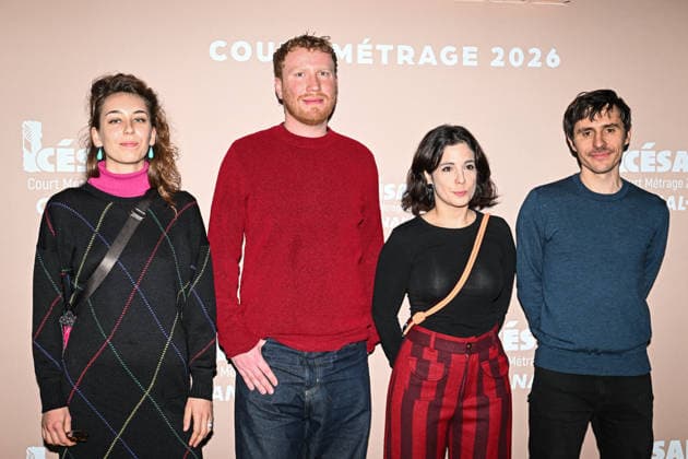 Photocall Courts Metrages Cesar 2026 in Paris FA (L-R) Guests and Yannick Beauquis pose for a photocall during the Brunch of Courts Metrages Cesar 2026 in Paris on December 14, 2025. Photo by Firas Abdullah ABACAPRESS.COM Paris Ile-de-France France  Copyright: xAbdullahxFiras ABACAx