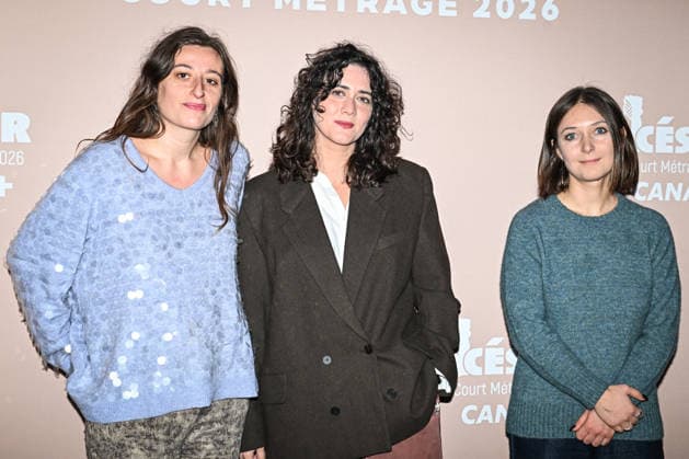 Photocall Courts Metrages Cesar 2026 in Paris FA Audrey Smadja Iritz, Margaux Fournier, and Laureen Bolton pose for a photocall during the Brunch of Courts Metrages Cesar 2026 in Paris on December 14, 2025. Photo by Firas Abdullah ABACAPRESS.COM Paris Ile-de-France France  Copyright: xAbdullahxFiras ABACAx