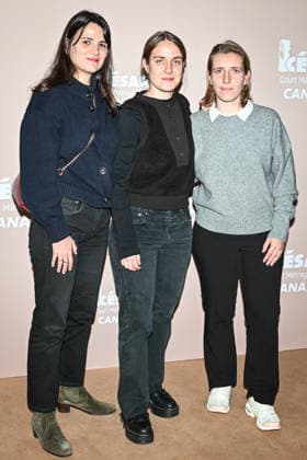 Photocall Courts Metrages Cesar 2026 in Paris FA (L-R) Gabrielle Voigt, Lais Decaster and a guest pose for a photocall during the Brunch of Courts Metrages Cesar 2026 in Paris on December 14, 2025. Photo by Firas Abdullah ABACAPRESS.COM Paris Ile-de-France France  Copyright: xAbdullahxFiras ABACAx