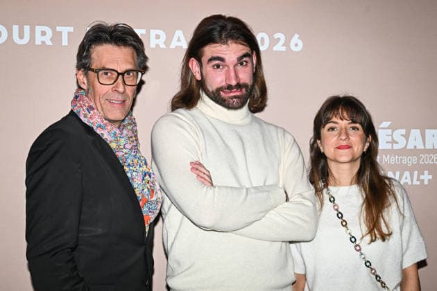 Photocall Courts Metrages Cesar 2026 in Paris FA Emmanuel Georges (L) and guests pose for a photocall during the Brunch of Courts Metrages Cesar 2026 in Paris on December 14, 2025. Photo by Firas Abdullah ABACAPRESS.COM Paris Ile-de-France France  Copyright: xAbdullahxFiras ABACAx