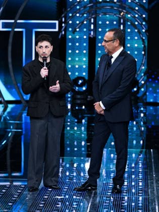 Sanremo, It Will Be Sanremo 2025 In the photo: Nayt, pseudonym of William Mezzanotte Carlo Conti  Copyright: xMaurizioxD Avanzox xipa-agency.netx xSanremox IPA_Agency_IPA69166716