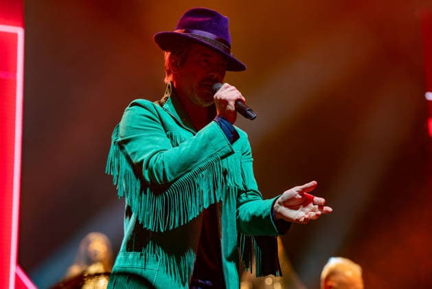 December 14, 2025, London, United Kingdom: Jamiroquai lead by Jay Kay seen performing live on stage at the O2 Arena Funk and acid jazz band Jamiroquai lead by Jay Kay played a second date at London s O2 Arena on 14th December 2025 the last date of their The Heels Of Steel Tour London United Kingdom - ZUMAs197 20251214_aaa_s197_248 Copyright: xBonniexBritainx