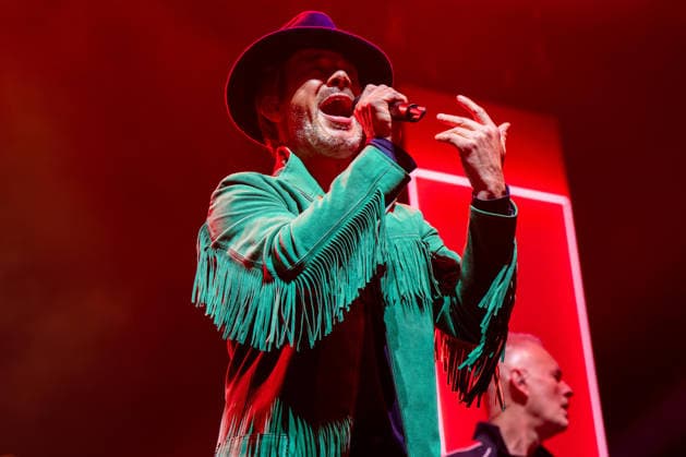 December 14, 2025, London, United Kingdom: Jay Kay and band Jamiroquai seen performing live on stage at the O2 Arena Funk and acid jazz band Jamiroquai lead by Jay Kay played a second date at London s O2 Arena on 14th December 2025 the last date of their The Heels Of Steel Tour London United Kingdom - ZUMAs197 20251214_aaa_s197_254 Copyright: xBonniexBritainx