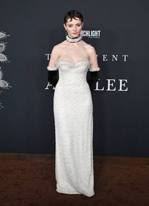 Searchlight Pictures™ ˜The Testament of Ann Lee™ Premiere Thomasin McKenzie arriving to the Los Angeles premiere of Searchlight Pictures™ The Testament of Ann Lee at the Linwood Dunn Theater on December 14, 2025 in Hollywood, Ca. Hollywood Linwood Dunn Theater California USA Copyright: xLisaxOConnor xAFF-USA.COMx