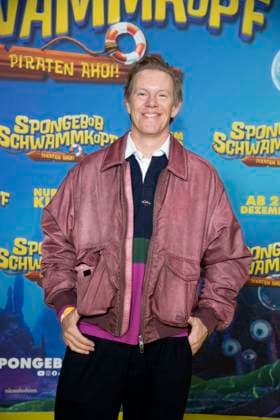 ABBberlin Simon Gosejohann as a guest on the yellow carpet at the German premiere of SPONGEBOB SCHWAMMKOPF PIRATEN AHOI at the cinema in the Kulturbrauerei on 14 12 2025 Berlin Germany