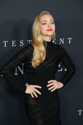 Testament of Ann Lee Premiere - Los Angeles, USA LOS ANGELES, USA. December 14, 2025: Amanda Seyfried at the premiere of The Testament of Ann Lee at the Linwood Dunn Theatre. Los Angeles CA USA  Copyright: xPaulxSmith Featureflashx
