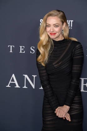 Testament of Ann Lee Premiere - Los Angeles, USA LOS ANGELES, USA. December 14, 2025: Amanda Seyfried at the premiere of The Testament of Ann Lee at the Linwood Dunn Theatre. Los Angeles CA USA  Copyright: xPaulxSmith Featureflashx