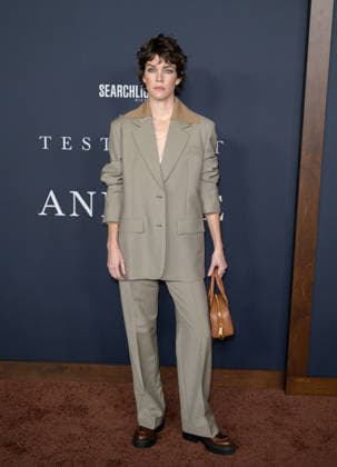 Testament of Ann Lee Premiere - Los Angeles, USA LOS ANGELES, USA. December 14, 2025: Celia Rowlson-Hall at the premiere of The Testament of Ann Lee at the Linwood Dunn Theatre. Los Angeles CA USA  Copyright: xPaulxSmith Featureflashx
