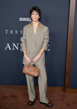 Testament of Ann Lee Premiere - Los Angeles, USA LOS ANGELES, USA. December 14, 2025: Celia Rowlson-Hall at the premiere of The Testament of Ann Lee at the Linwood Dunn Theatre. Los Angeles CA USA  Copyright: xPaulxSmith Featureflashx