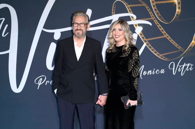 Marco Giallini with partner Giorgia Battisti at the Il Vitti 2025 award ceremony at the Centro Congressi Roma La Nuvola Rome, 14 12 2025 Foto:xA.xM.xTinghinox xFuturexImagex vitti_5282