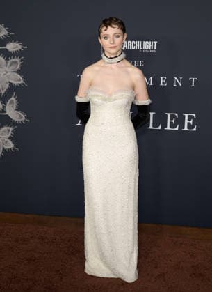 Premiere of The Testament of Ann Lee in Los Angeles LOS ANGELES, USA December 14, 2025 Thomasin McKenzie at the premiere of The Testament of Ann Lee at the Linwood Dunn Theatre Picture Paul Smith Featureflash 451556 2025 12 14 CA Los Angeles  Copyright: xPaulxSmithx xFeaturesxFlashx xStarfacex STAR_451556_076