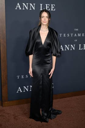 Premiere of The Testament of Ann Lee in Los Angeles LOS ANGELES, USA December 14, 2025 Stacy Martin at the premiere of The Testament of Ann Lee at the Linwood Dunn Theatre Picture Paul Smith Featureflash 451556 2025 12 14 CA Los Angeles  Copyright: xPaulxSmithx xFeaturesxFlashx xStarfacex STAR_451556_154