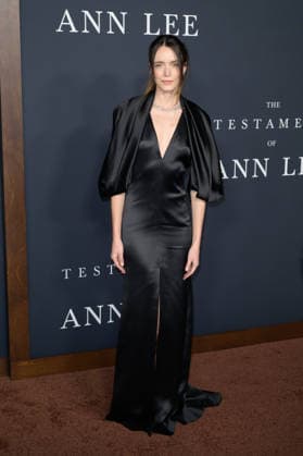 Premiere of The Testament of Ann Lee in Los Angeles LOS ANGELES, USA December 14, 2025 Stacy Martin at the premiere of The Testament of Ann Lee at the Linwood Dunn Theatre Picture Paul Smith Featureflash 451556 2025 12 14 CA Los Angeles  Copyright: xPaulxSmithx xFeaturesxFlashx xStarfacex STAR_451556_155