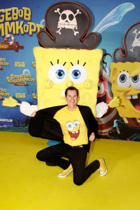 Malte Arkona at the premiere of the movie SpongeBob SquarePants Pirates Ahoy at the cinema in the KulturBrauerei Berlin, 14 12 2025 Foto:xAgenturxWehnertx xGränzdörferx xFuturexImagex spongebob_5214