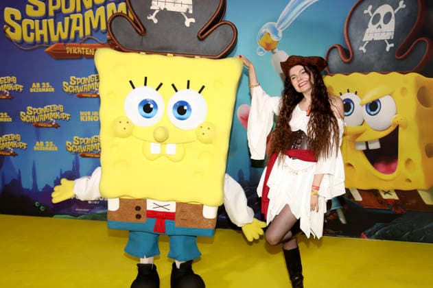 Klaudia Giez at the premiere of the movie SpongeBob SquarePants Pirates Ahoy at the cinema in the KulturBrauerei Berlin, 14 12 2025 Foto:xAgenturxWehnertx xGränzdörferx xFuturexImagex spongebob_5221