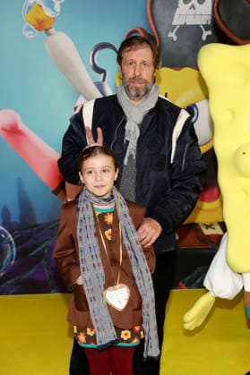 Oliver Korittke with daughter Frida at the premiere of the movie SpongeBob SquarePants Pirates Ahoy at the cinema in the KulturBrauerei Berlin, 14 12 2025 Foto:xAgenturxWehnertx xGränzdörferx xFuturexImagex spongebob_5229