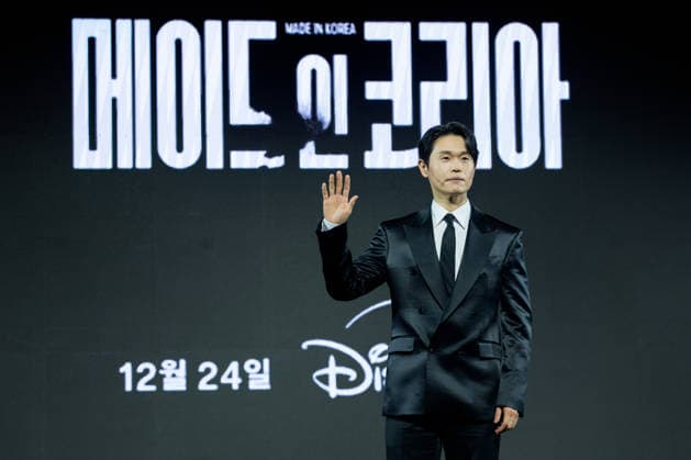 Disney Plus series Made In Korea press conference SEOUL, SOUTH KOREA, DEC 15: South Korean actor Kang Gil-woo during Disney Plus series Made In Korea press conference at the InterContinental Seoul Parnas in Seoul, South Korea, on December 15, 2025. Seoul the InterContinental Seoul Parna South Korea 8247_286120 Copyright: xStevexChoxKyewoong PentaxPressx