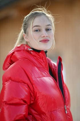 Les Arcs Film Festival - Day Three. FC LES ARCS, FRANCE - DECEMBER 15 Nadia Tereszkiewics attends a photocall during Day Three of Les Arcs Film Festival on December 15, 2025 in Les Arcs, France. Photo by Franck Castel ABACAPRESS.COM Les Arcs France  Copyright: xCastelxFranck ABACAx