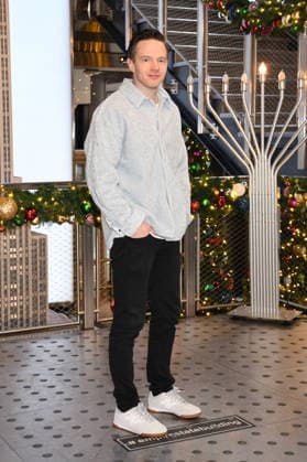 NEW YORK, NY- DECEMBER 15: Mark O™Brien pictured as the cast of Peacock™s upcoming espionage thriller series, The Copenhagen Test visit the Empire State Building Observatory ahead of it™s December 27th premiere in New York City on December 15, 2025. Copyright: xMediaPunchx