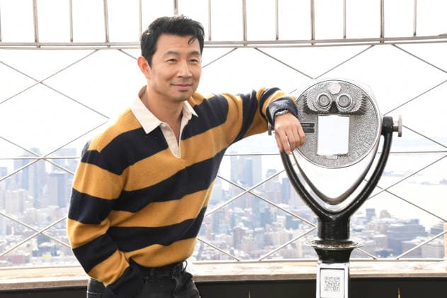 NEW YORK, NY- DECEMBER 15: Simu Liu pictured as the cast of Peacock™s upcoming espionage thriller series, The Copenhagen Test visit the Empire State Building Observatory ahead of it™s December 27th premiere in New York City on December 15, 2025. Copyright: xMediaPunchx