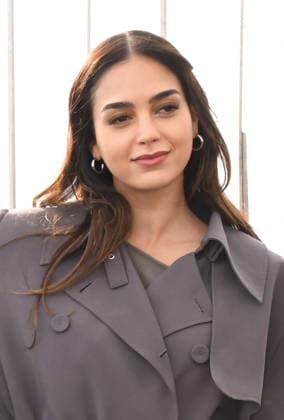 NEW YORK, NY- DECEMBER 15: Melissa Barrera pictured as the cast of Peacock™s upcoming espionage thriller series, The Copenhagen Test visit the Empire State Building Observatory ahead of it™s December 27th premiere in New York City on December 15, 2025. Copyright: xMediaPunchx