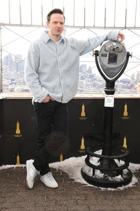 NEW YORK, NY- DECEMBER 15: Mark O™Brien pictured as the cast of Peacock™s upcoming espionage thriller series, The Copenhagen Test visit the Empire State Building Observatory ahead of it™s December 27th premiere in New York City on December 15, 2025. Copyright: xMediaPunchx