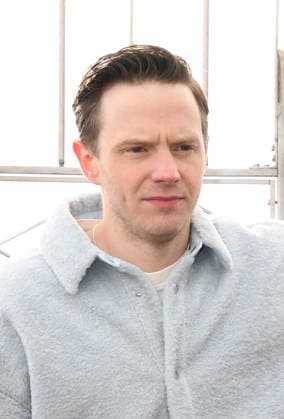 NEW YORK, NY- DECEMBER 15: Mark O™Brien pictured as the cast of Peacock™s upcoming espionage thriller series, The Copenhagen Test visit the Empire State Building Observatory ahead of it™s December 27th premiere in New York City on December 15, 2025. Copyright: xMediaPunchx