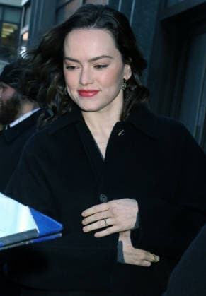 NEW YORK, NY- DECEMBER 15: Daisy Ridley seen at ABC Studios on December 15, 2025 in New York City. Copyright: xRWx