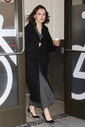NEW YORK, NY- DECEMBER 15: Daisy Ridley seen at ABC Studios on December 15, 2025 in New York City. Copyright: xRWx